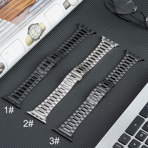 Titanium Strap For Apple Watch Ultra Band 49mm 45mm 41mm Butterfly Buckle Bracelet Iwatch Series 9 8 7 6 5 4 3 Se 40mm 44mm 42mm（JSB-339）