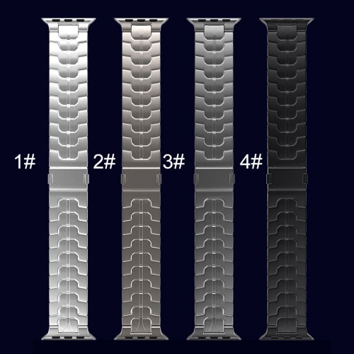 Titanium Alloy Magnetic Buckle Watch Band Strap for Apple Watch Ultra 2 49mm Band for iWatch Series 9 8 7 6 5 SE 42 44 45 mm（JSB-503）